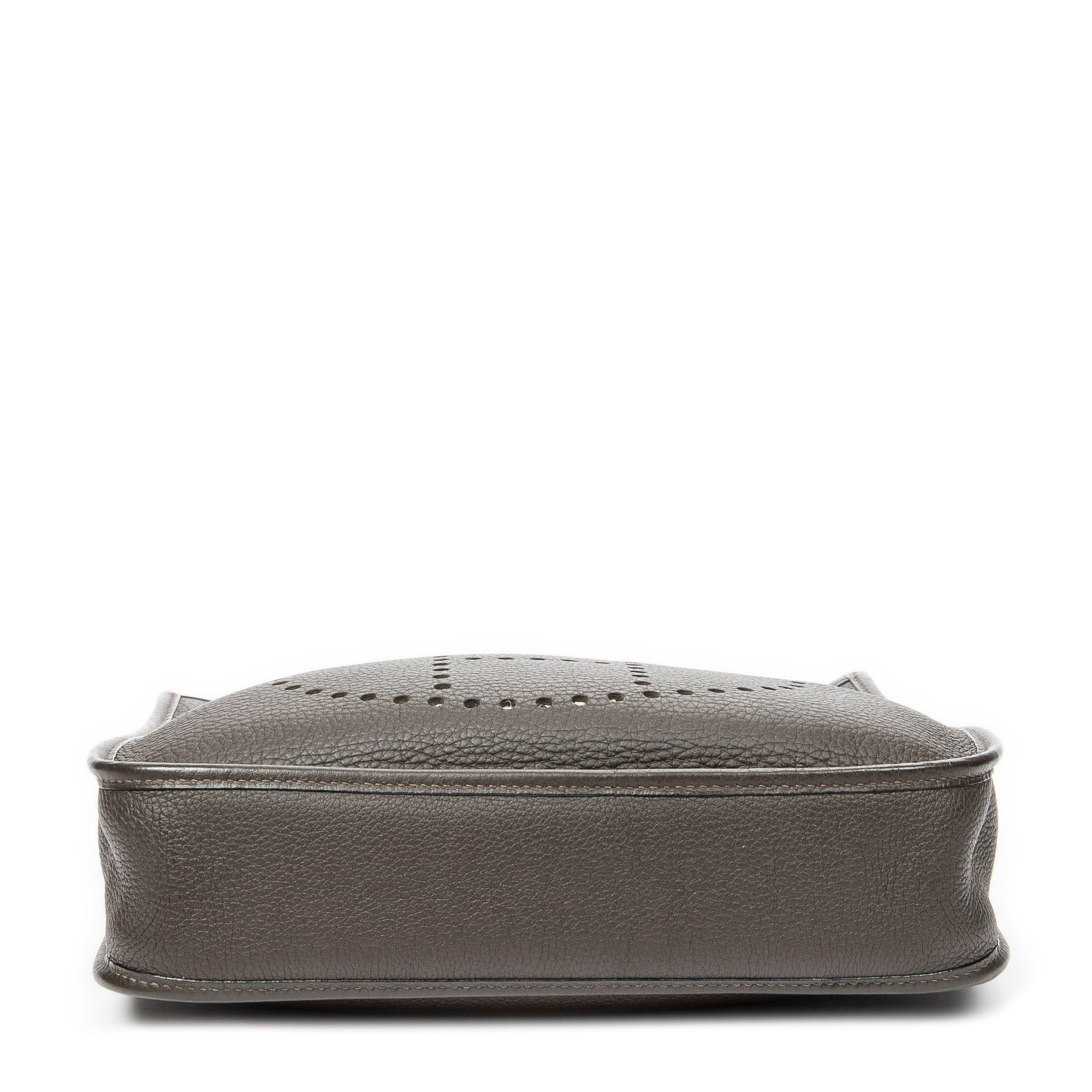 Shoulder Bag Evelyne I PM Vert Bronze Togo Leather