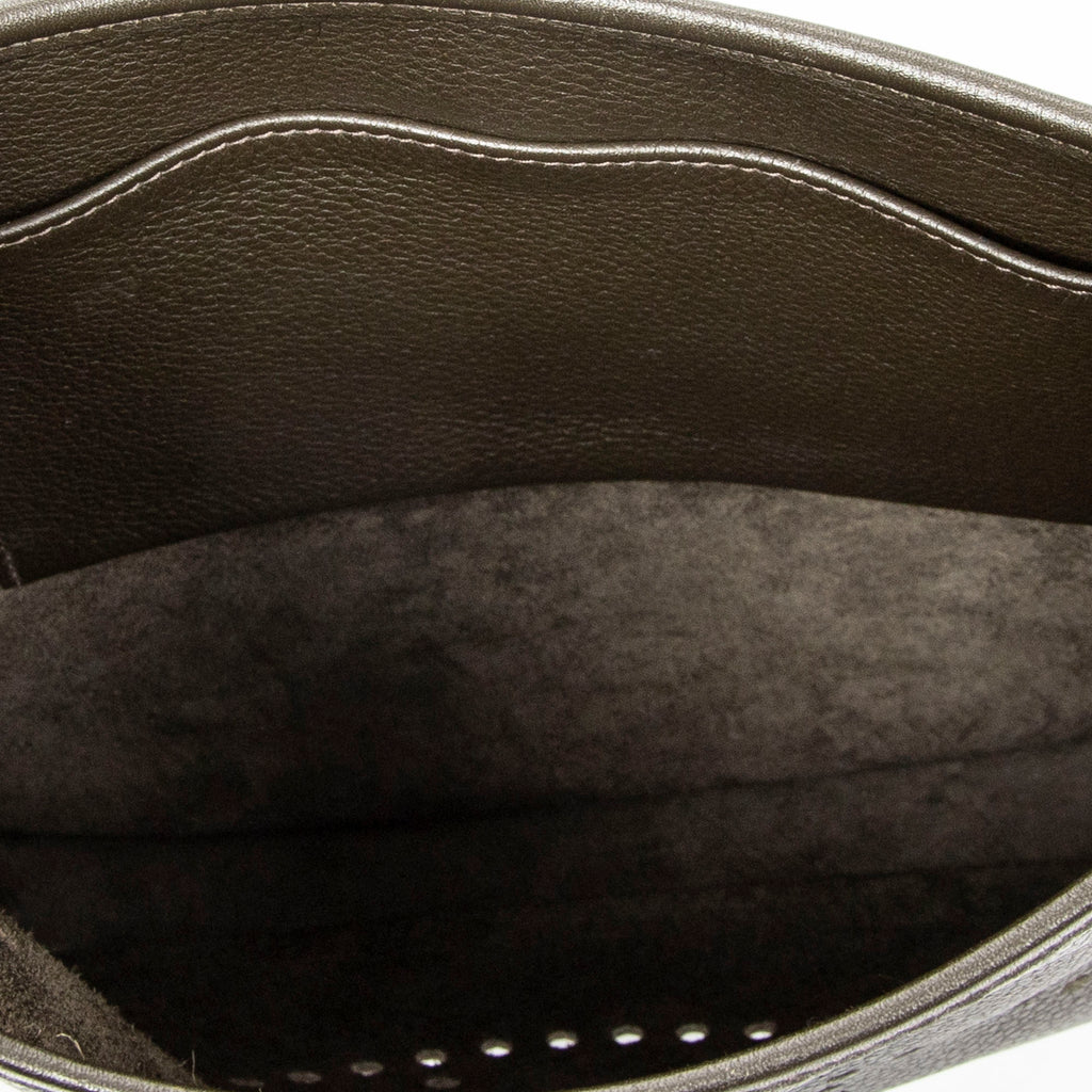 Shoulder Bag Evelyne I PM Vert Bronze Togo Leather