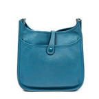 Shoulder Bag Evelyne III PM Bleu Colvert Epsom Leather