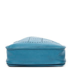 Shoulder Bag Evelyne III PM Bleu Colvert Epsom Leather