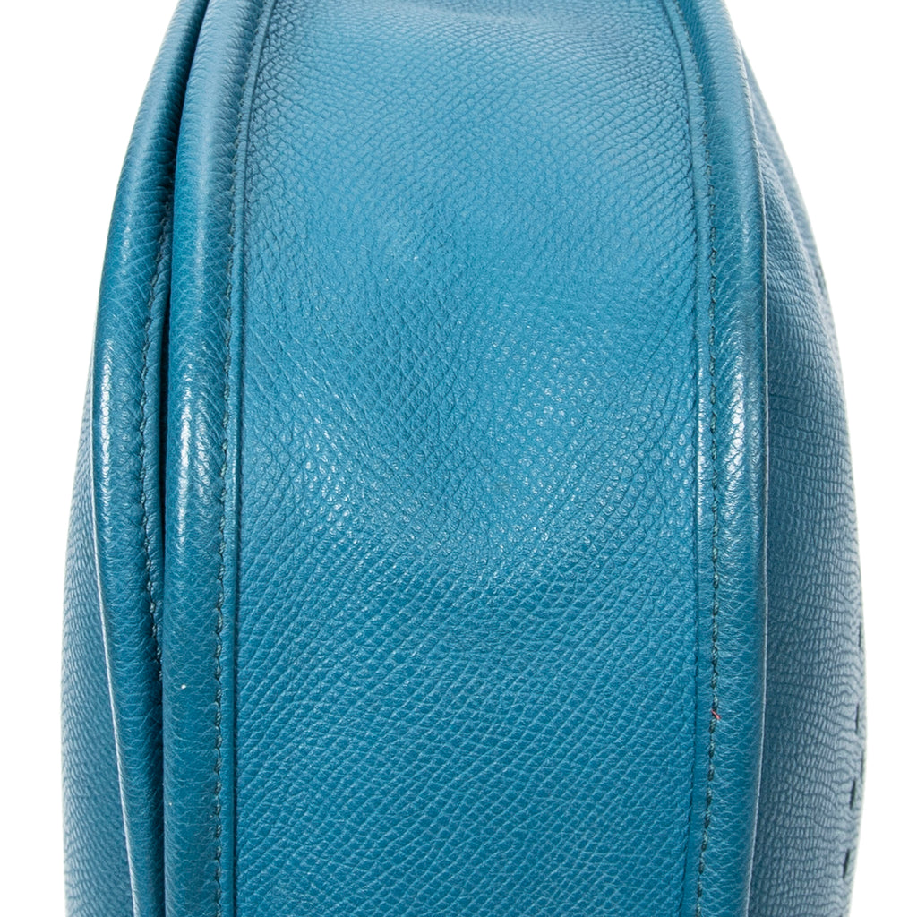 Shoulder Bag Evelyne III PM Bleu Colvert Epsom Leather