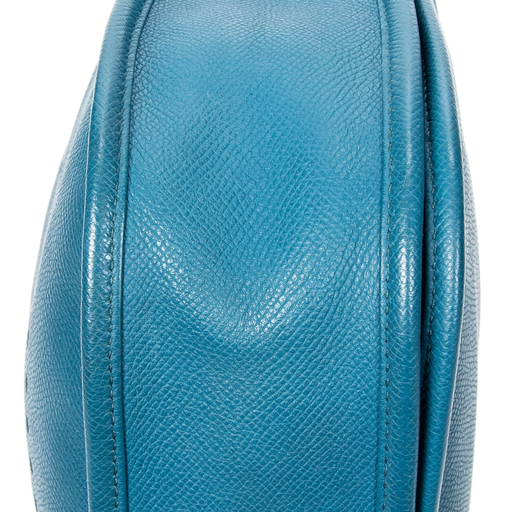 Shoulder Bag Evelyne III PM Bleu Colvert Epsom Leather