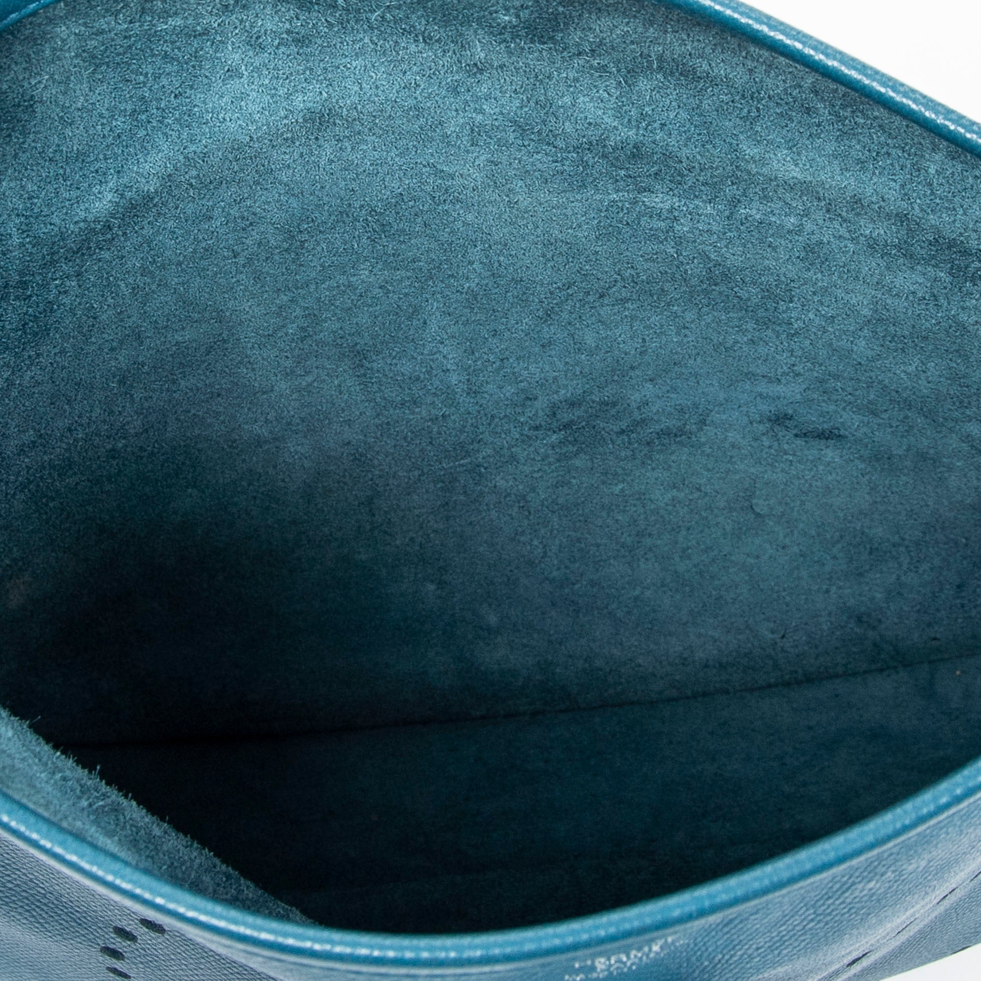 Shoulder Bag Evelyne III PM Bleu Colvert Epsom Leather