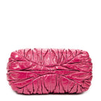 Handbag Bauletto Aperto Fuchsia Pink Matelasse Lux Leather