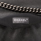 Shoulder Bag Large Boy Black Quilted Calfskin Leather