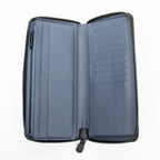 Wallet Zippy Vertical Wallet Navy Blue Monogram Shadow