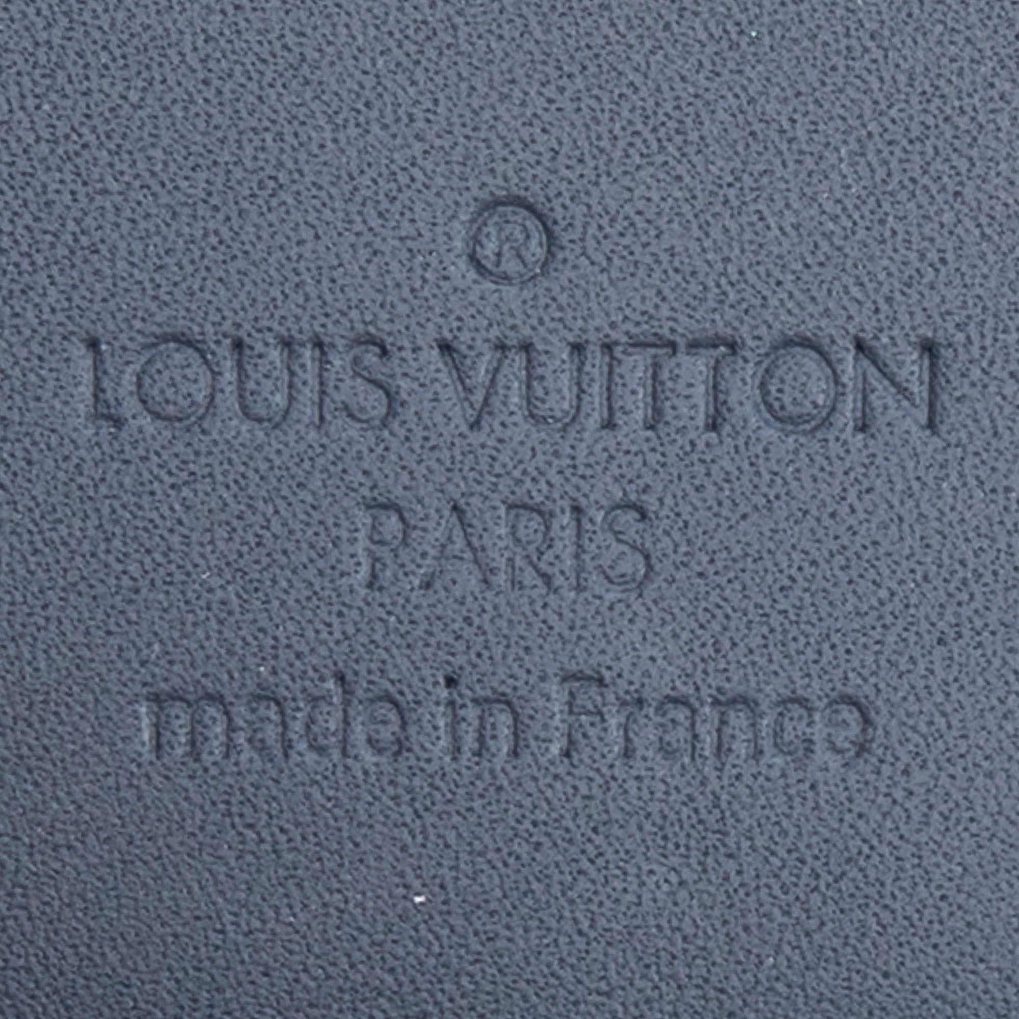 Wallet Zippy Vertical Wallet Navy Blue Monogram Shadow