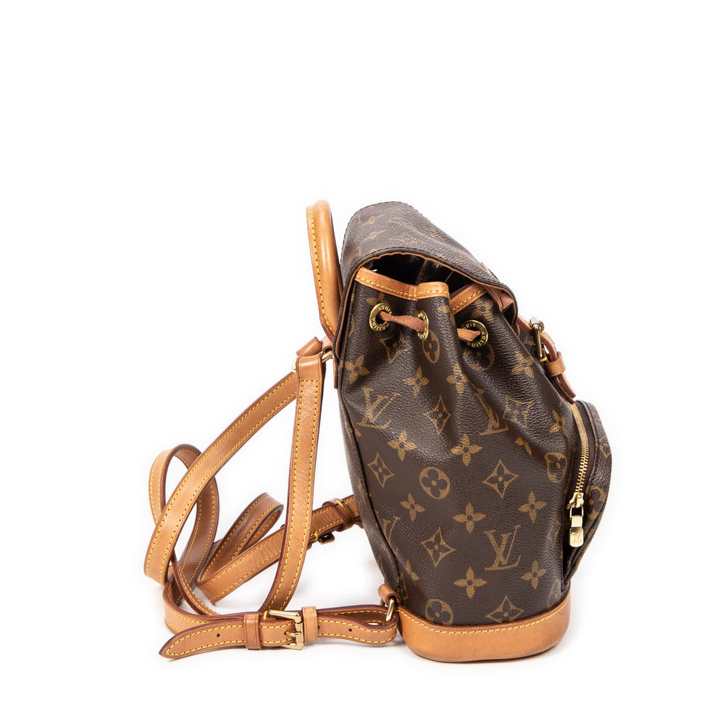 Backpack Montsouris PM Brown Monogram Canvas
