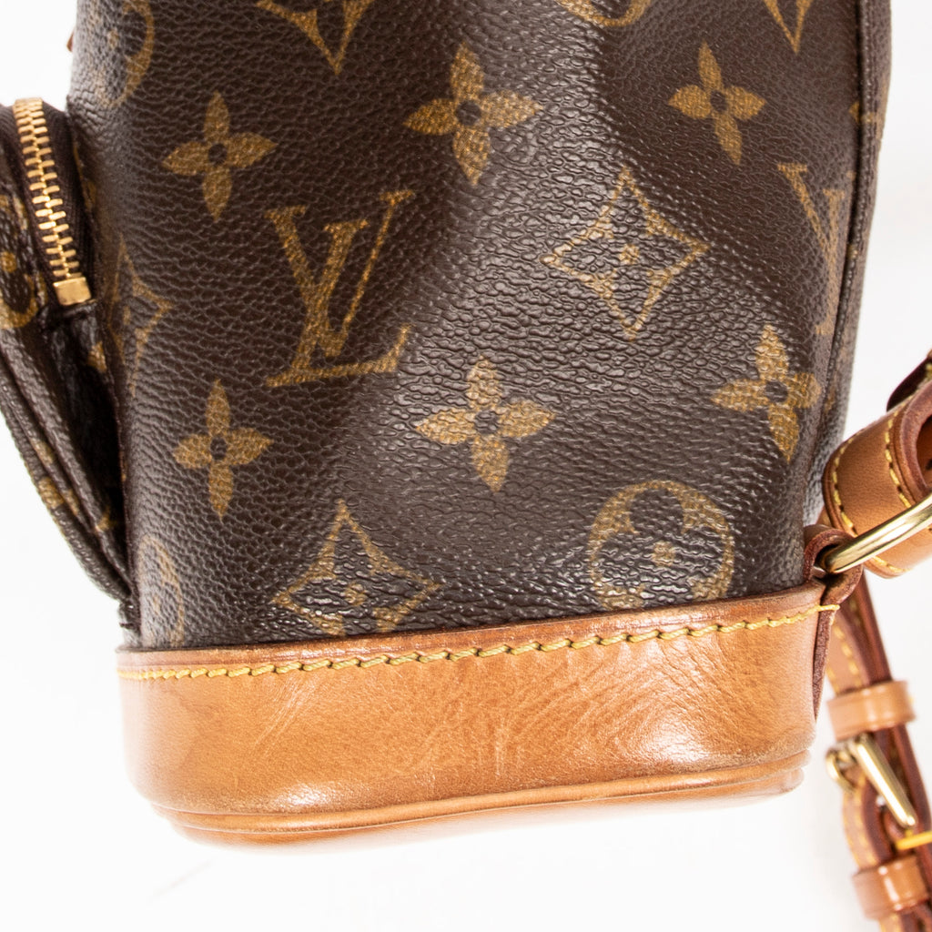 Backpack Montsouris PM Brown Monogram Canvas
