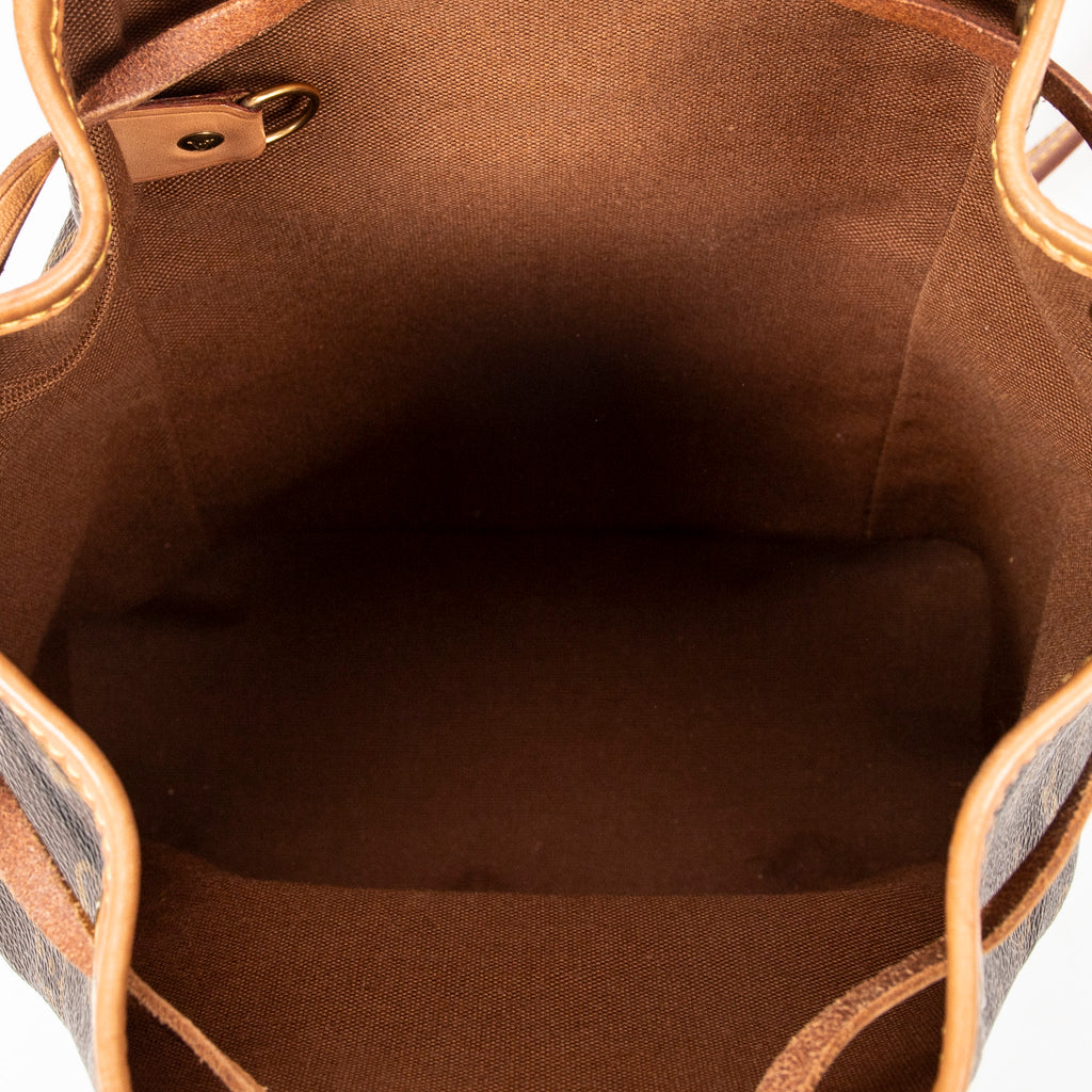 Backpack Montsouris PM Brown Monogram Canvas