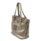 Shoulder Bag Fusta Anagram Tote Bronze Grained Leather