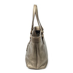 Shoulder Bag Fusta Anagram Tote Bronze Grained Leather
