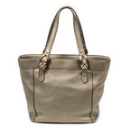 Shoulder Bag Fusta Anagram Tote Bronze Grained Leather