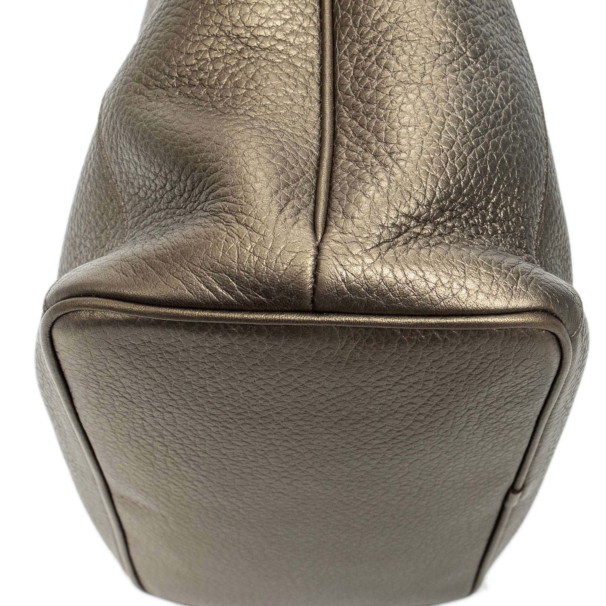 Shoulder Bag Fusta Anagram Tote Bronze Grained Leather