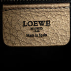 Shoulder Bag Fusta Anagram Tote Bronze Grained Leather