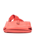 Shoulder Bag Evelyne III GM Rouge Pivoine Togo Leather