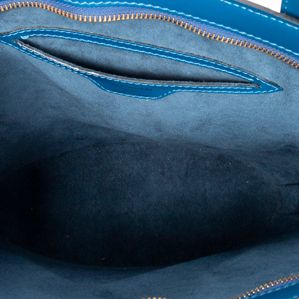 Shoulder Bag St-Jacques PM Blue Epi
