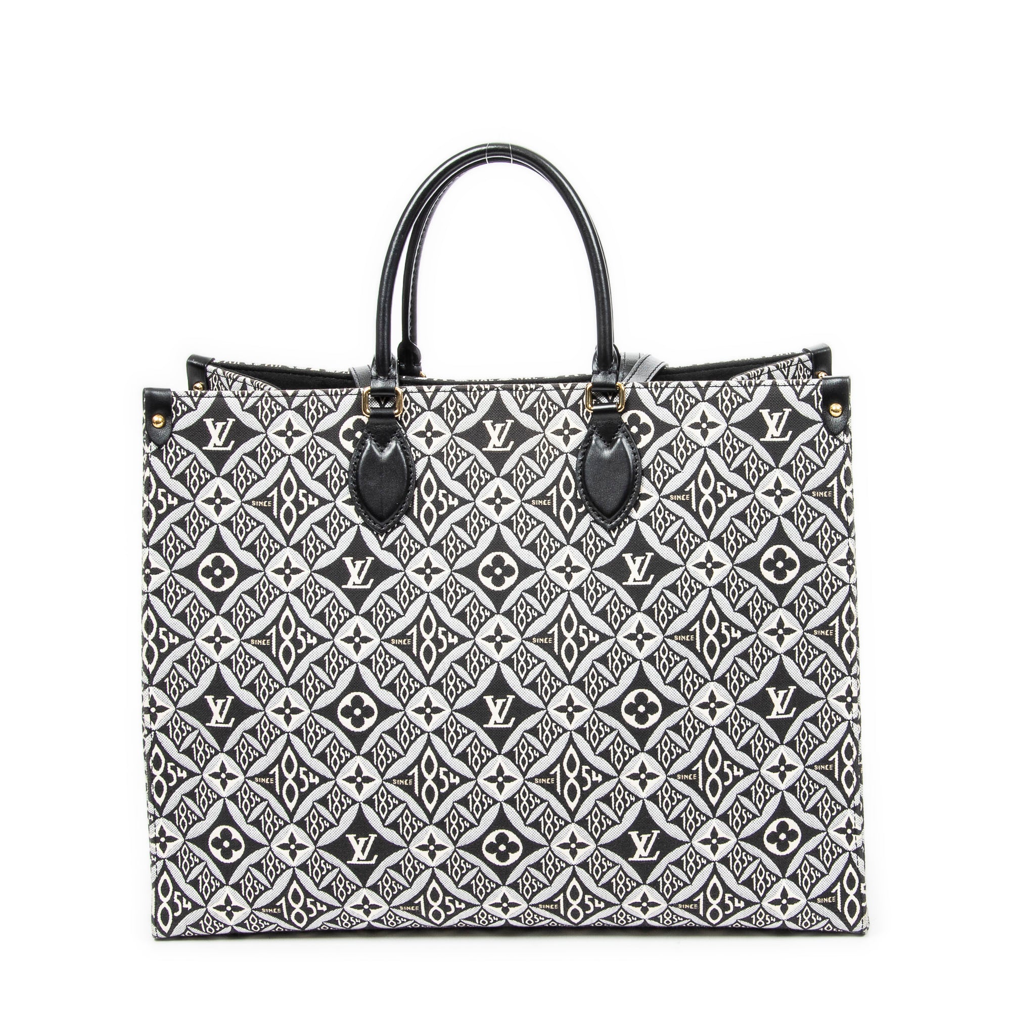 Sac à main On the go GM Gris Jacquard Since 1854 Textile Toile
