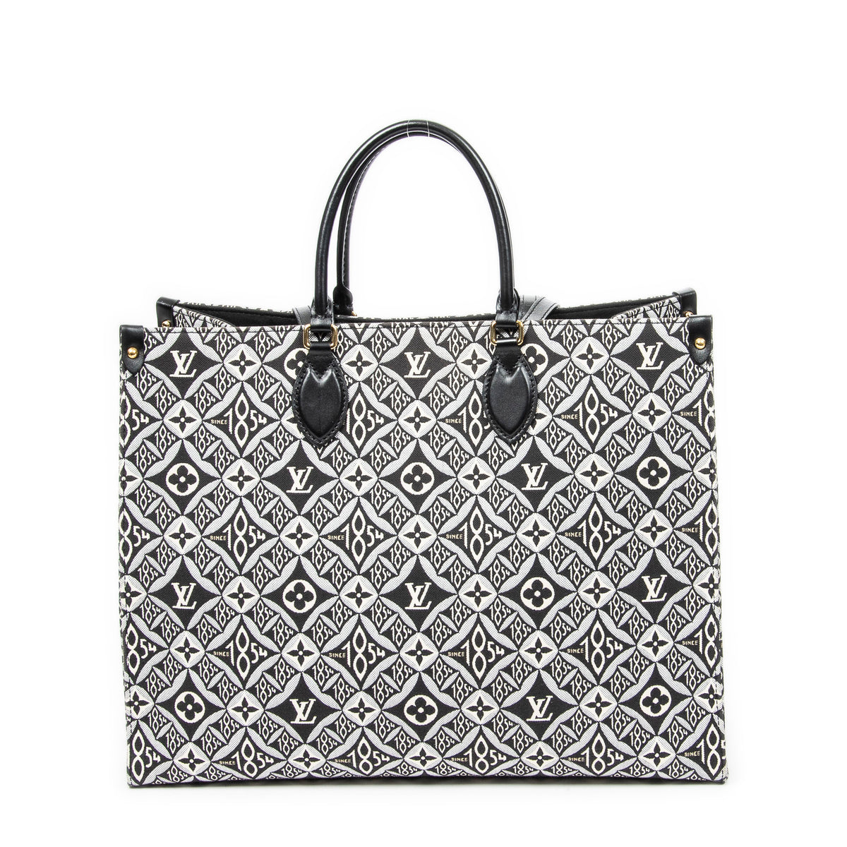 Handbag On the go GM Grey Jacquard Since 1854 Textile Canvas