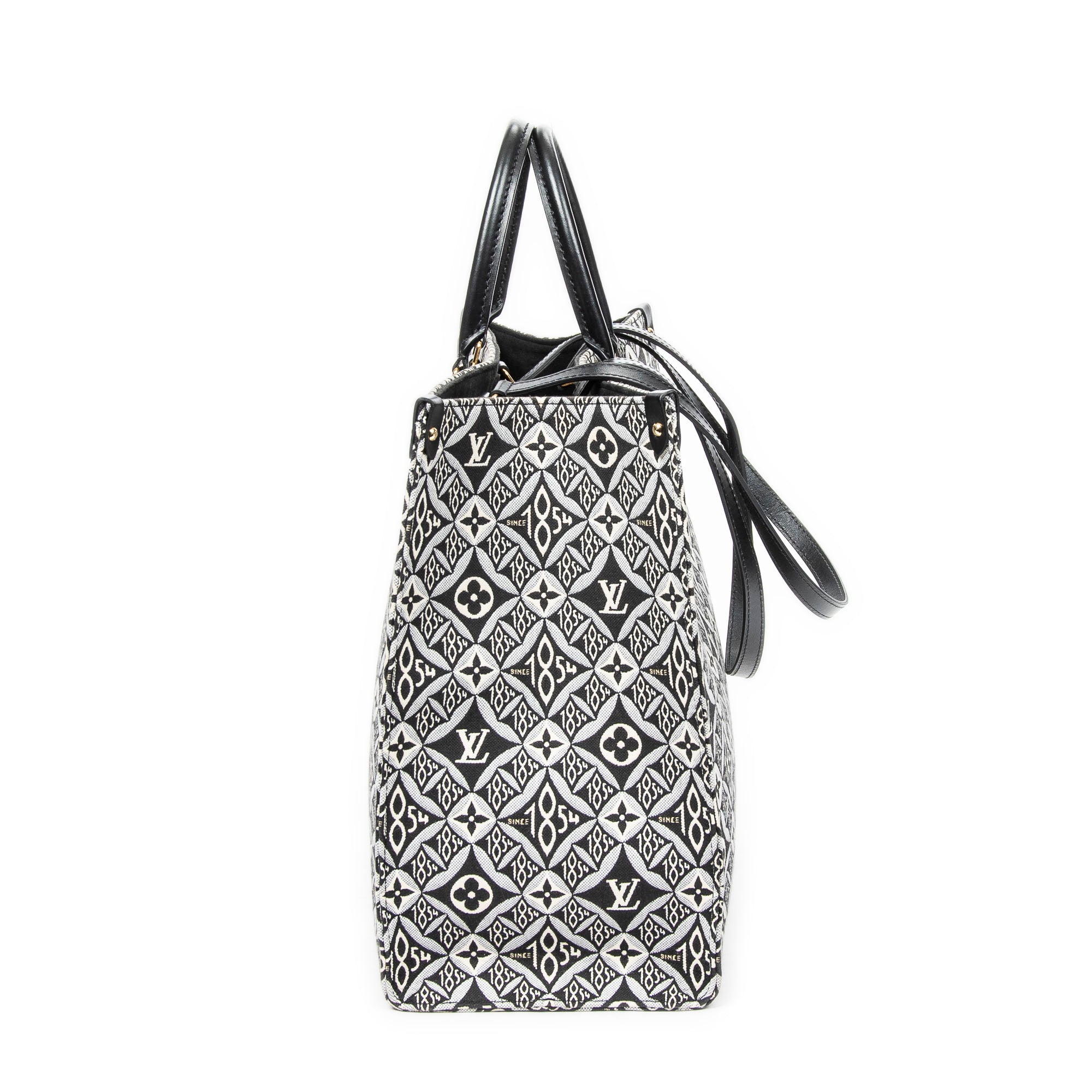 Sac à main On the go GM Gris Jacquard Since 1854 Textile Toile