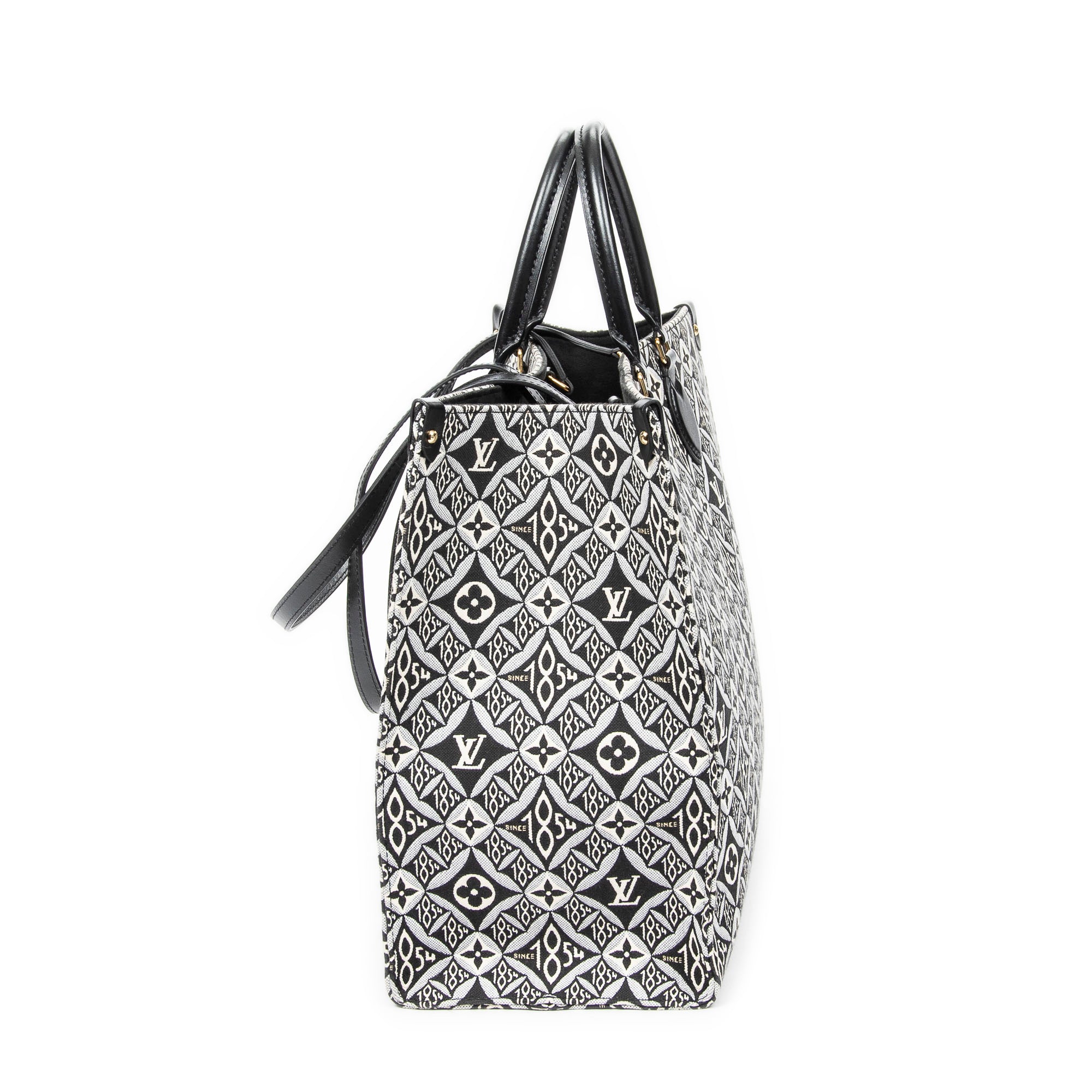 Sac à main On the go GM Gris Jacquard Since 1854 Textile Toile