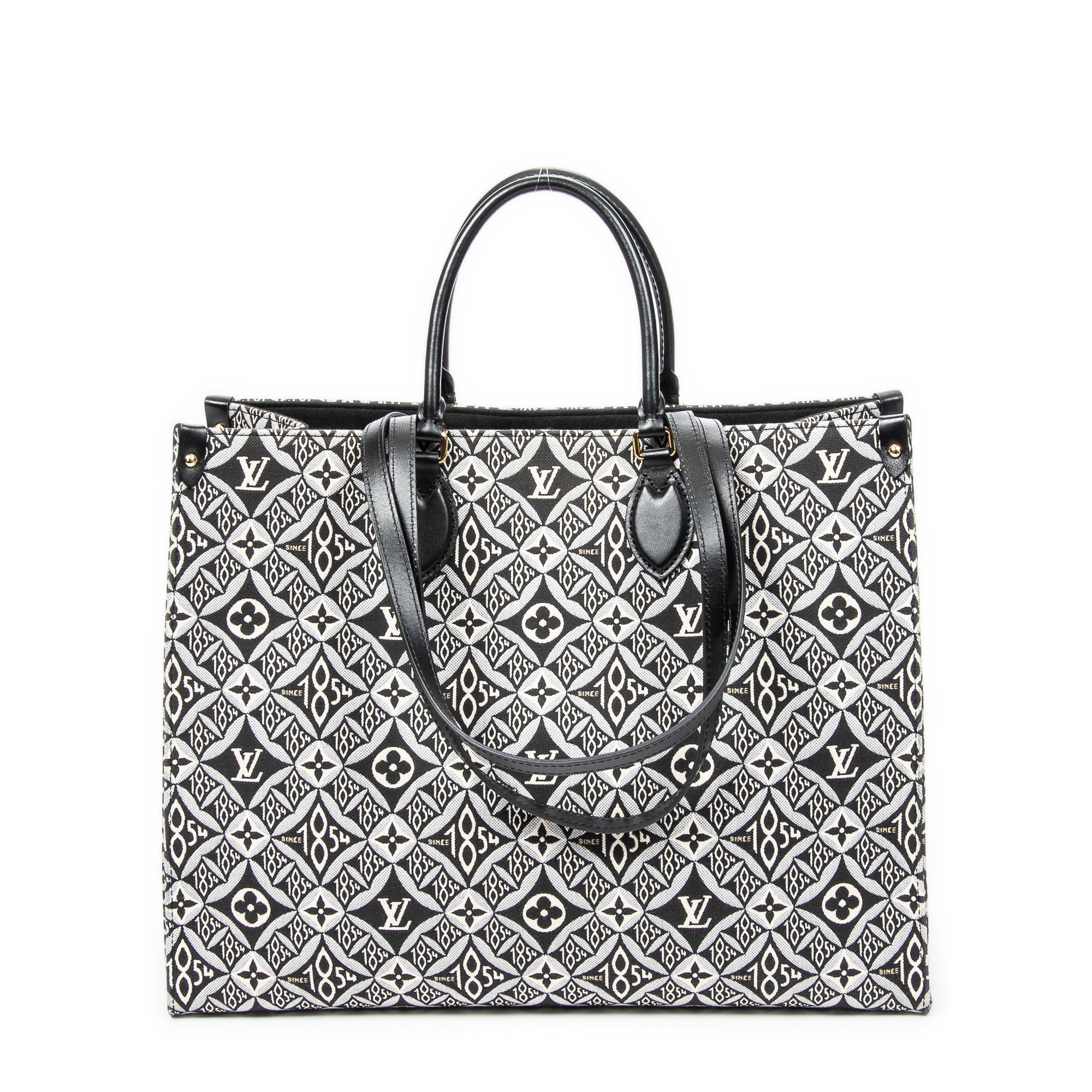 Sac à main On the go GM Gris Jacquard Since 1854 Textile Toile