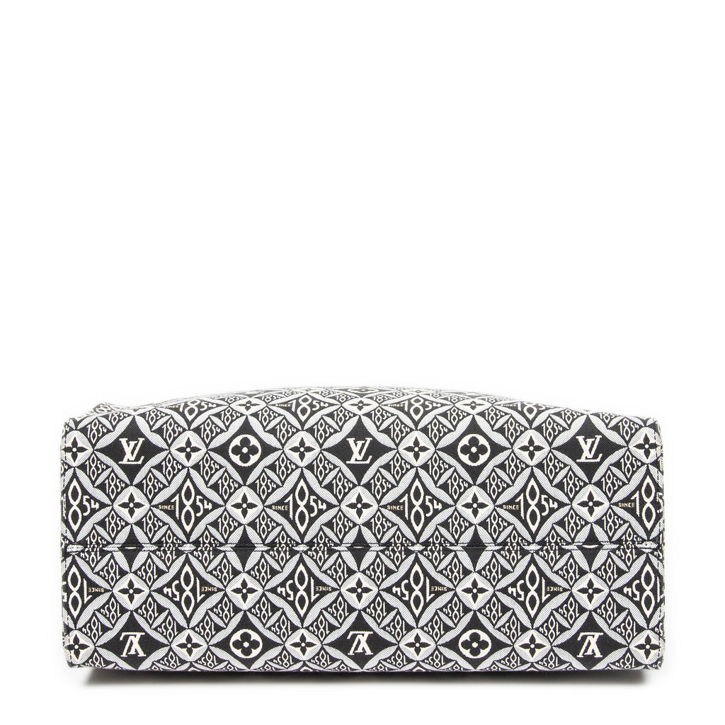 Handbag On the go GM Grey Jacquard Since 1854 Textile Canvas