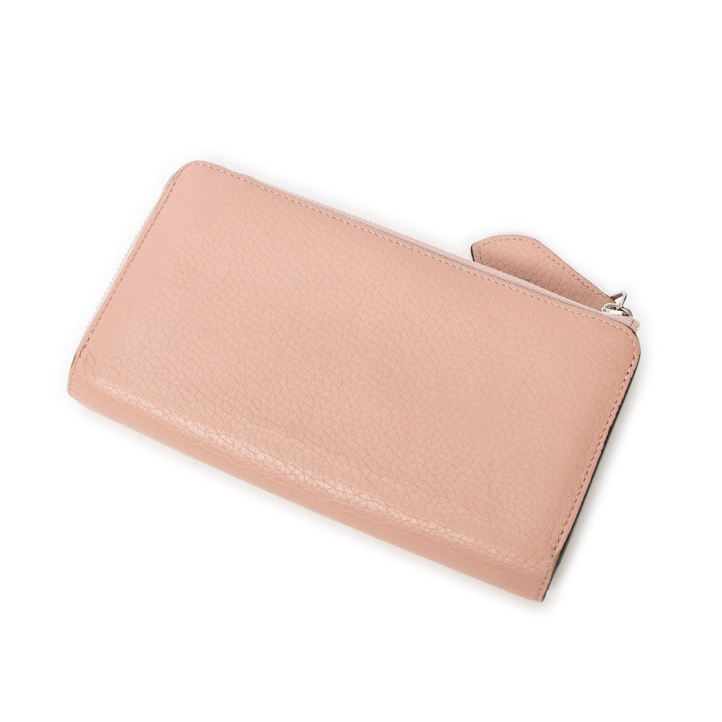 Wallet Comete Wallet Light Pink Taurillon Leather
