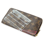 Cartera Zippy Piel Monogram Marrón