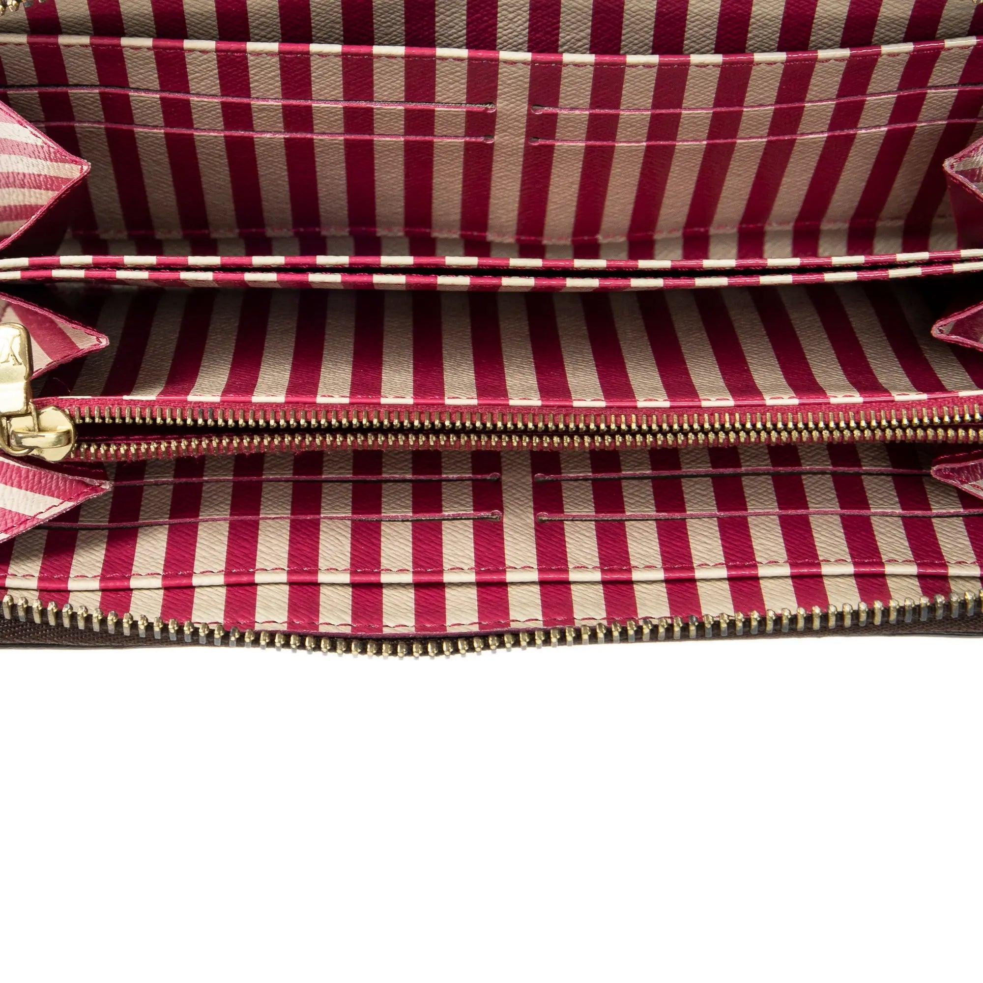 Cartera Zippy Piel Monogram Marrón