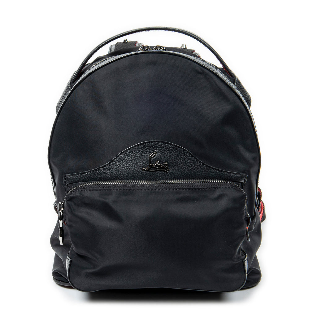 Backpack Small Backloubi Backpack Black Nylon Canvas