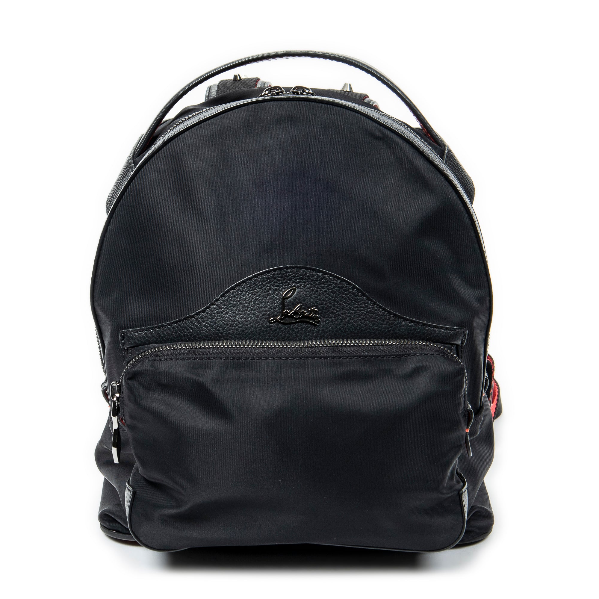 Backpack Small Backloubi Backpack Black Nylon Canvas