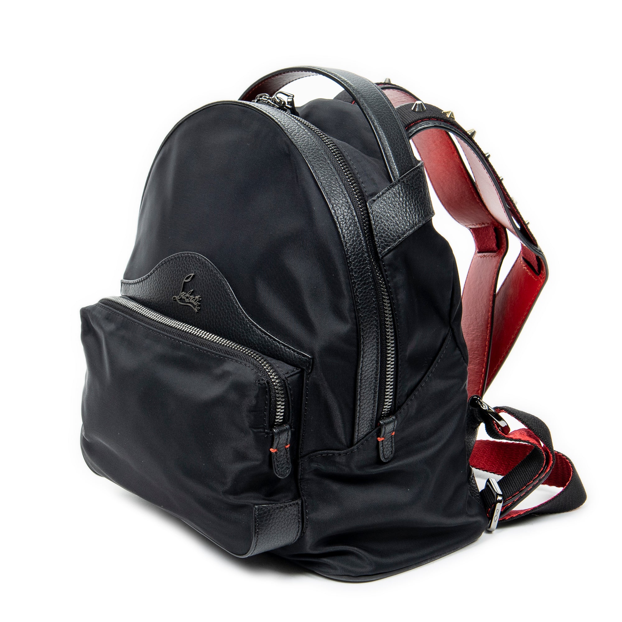 Backpack Small Backloubi Backpack Black Nylon Canvas