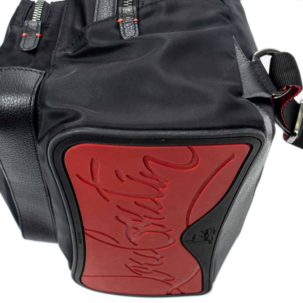 Backpack Small Backloubi Backpack Black Nylon Canvas