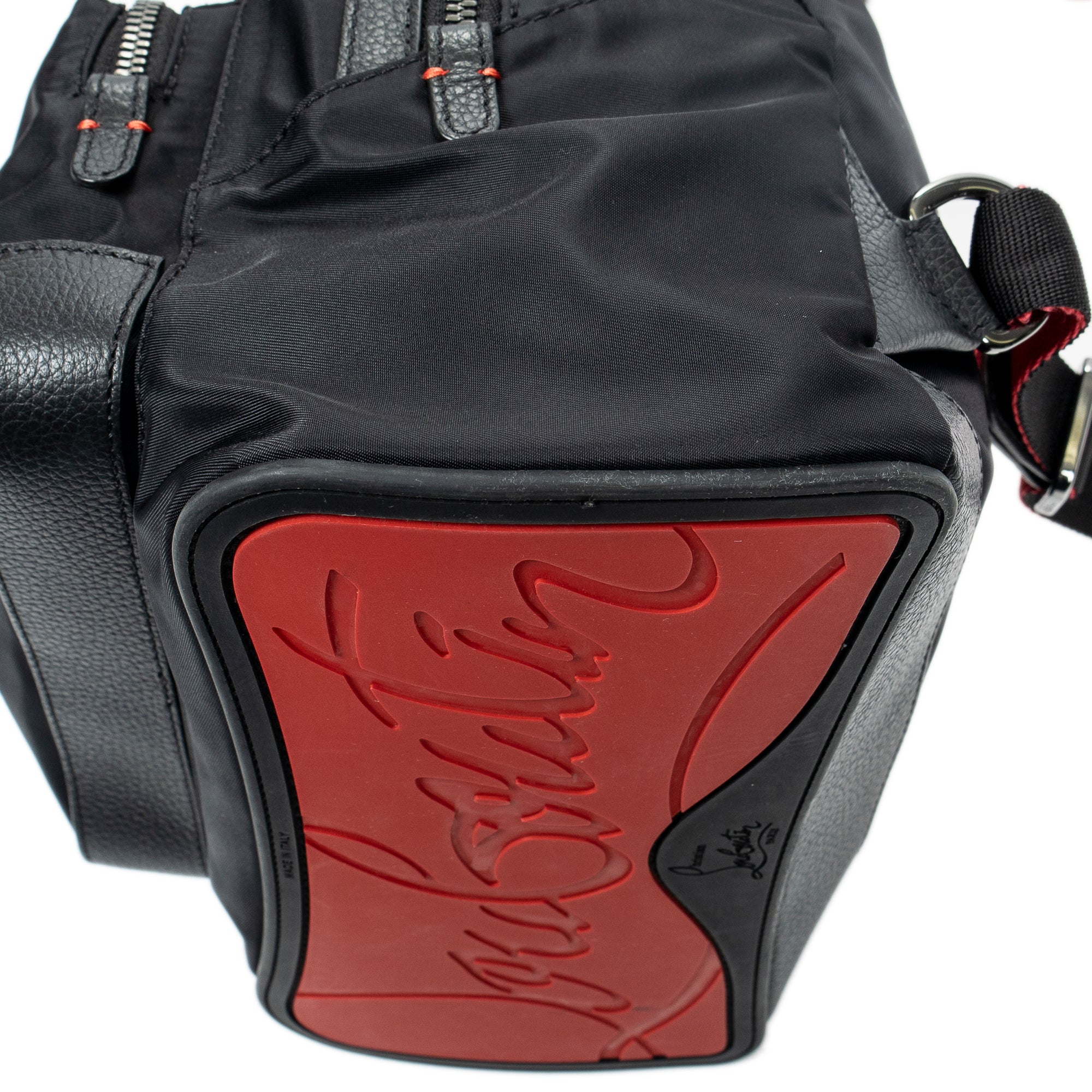 Backpack Small Backloubi Backpack Black Nylon Canvas