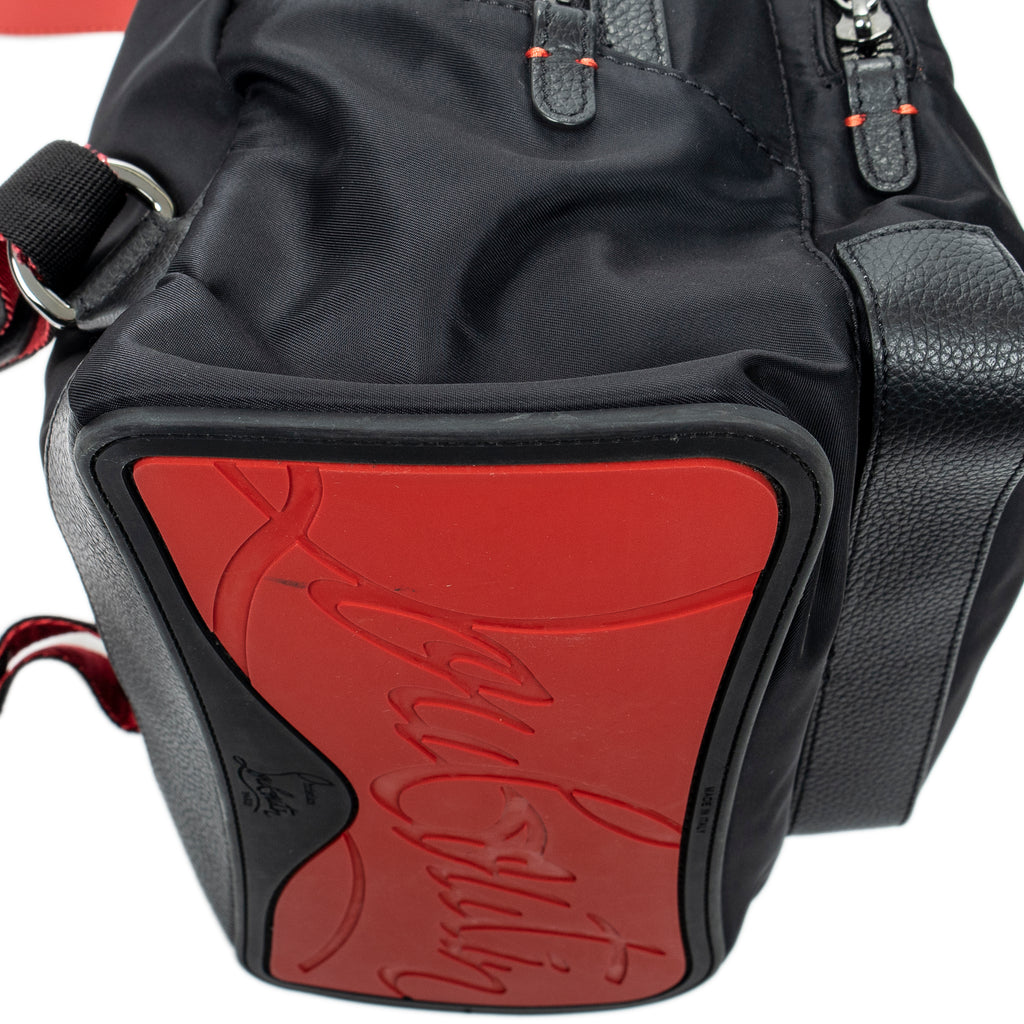 Backpack Small Backloubi Backpack Black Nylon Canvas