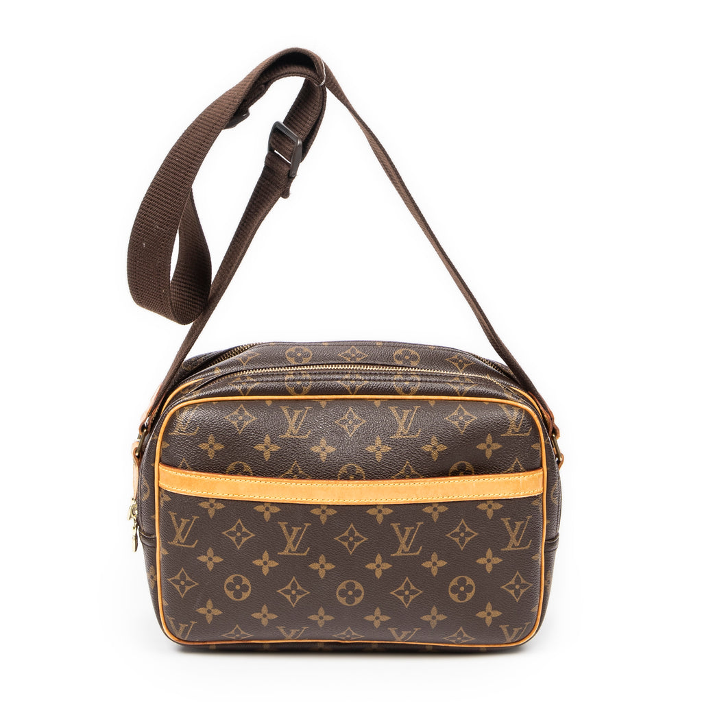 Shoulder Bag Reporter PM Brown Monogram Canvas