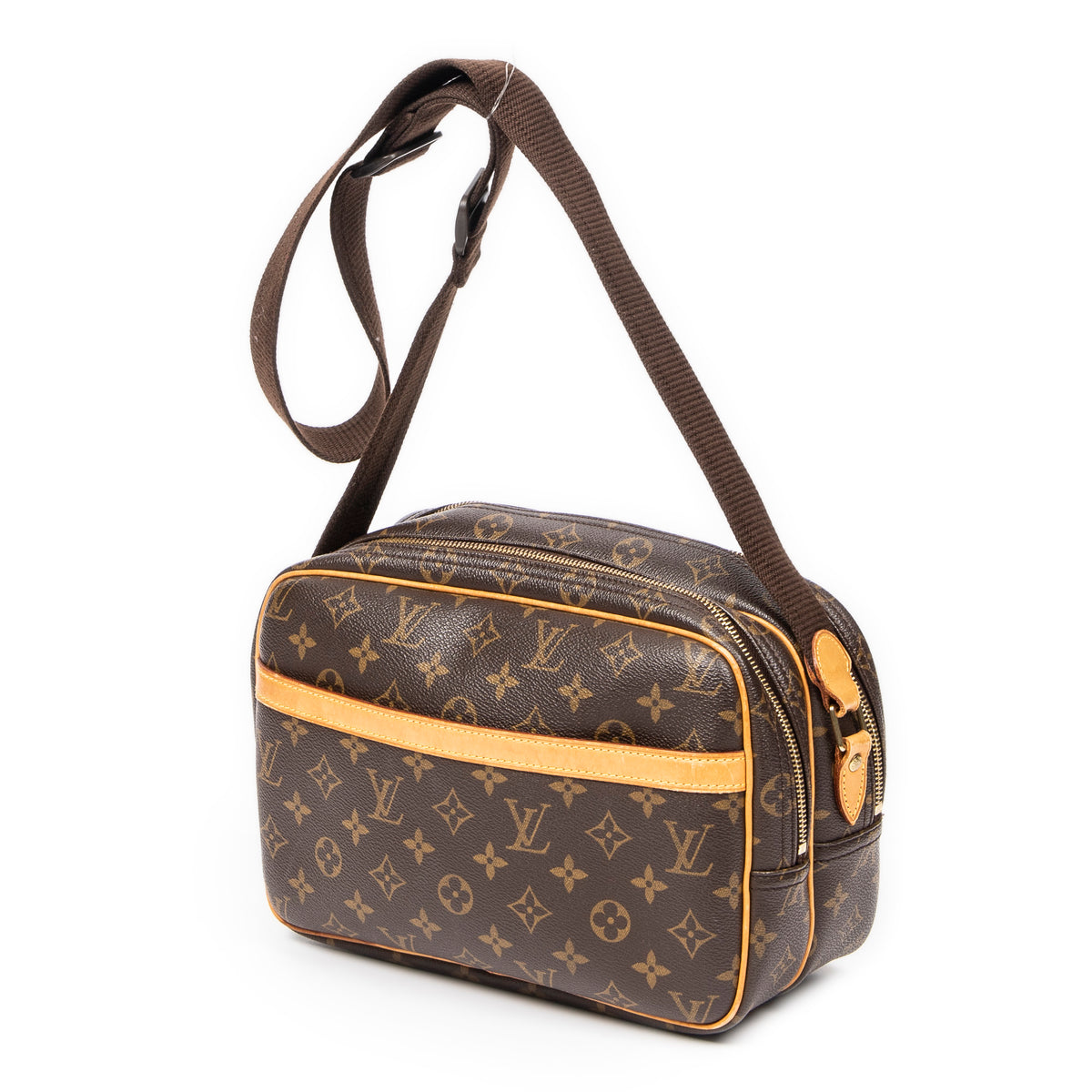 Shoulder Bag Reporter PM Brown Monogram Canvas