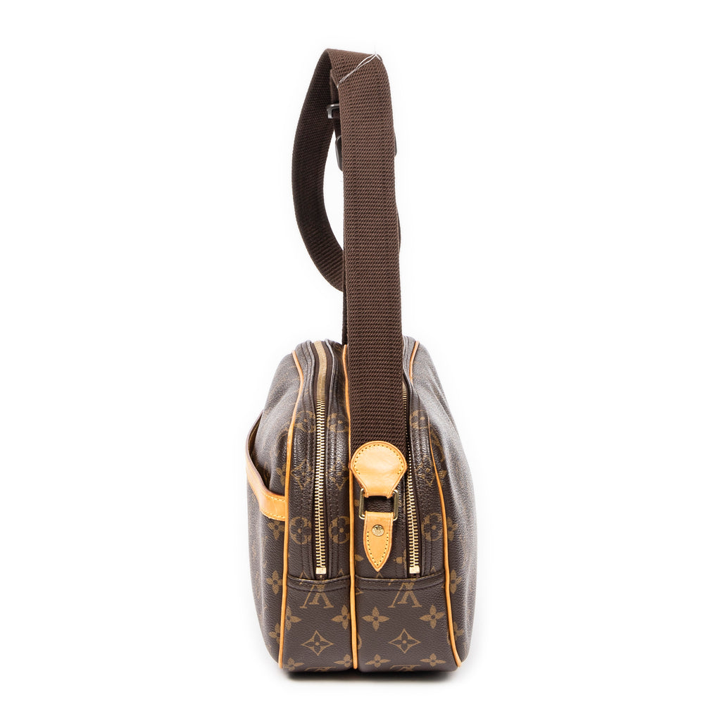 Shoulder Bag Reporter PM Brown Monogram Canvas