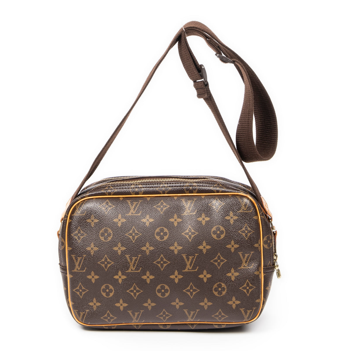 Shoulder Bag Reporter PM Brown Monogram Canvas
