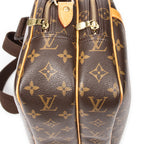Shoulder Bag Reporter PM Brown Monogram Canvas