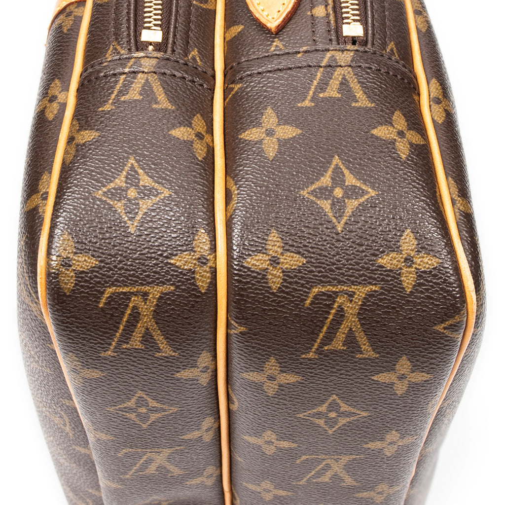 Shoulder Bag Reporter PM Brown Monogram Canvas