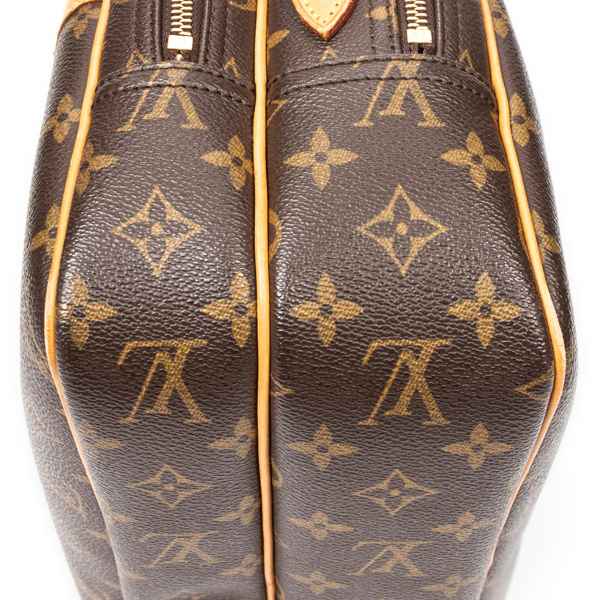 Shoulder Bag Reporter PM Brown Monogram Canvas
