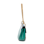 Shoulder Bag Small Bicolor Drew Blue Grained Calfskin Leather