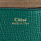 Shoulder Bag Small Bicolor Drew Blue Grained Calfskin Leather