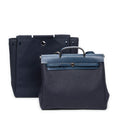 Shoulder Bag Herbag 2 in 1 GM Navy Toile Officier Canvas