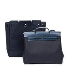Shoulder Bag Herbag 2 in 1 GM Navy Toile Officier Canvas