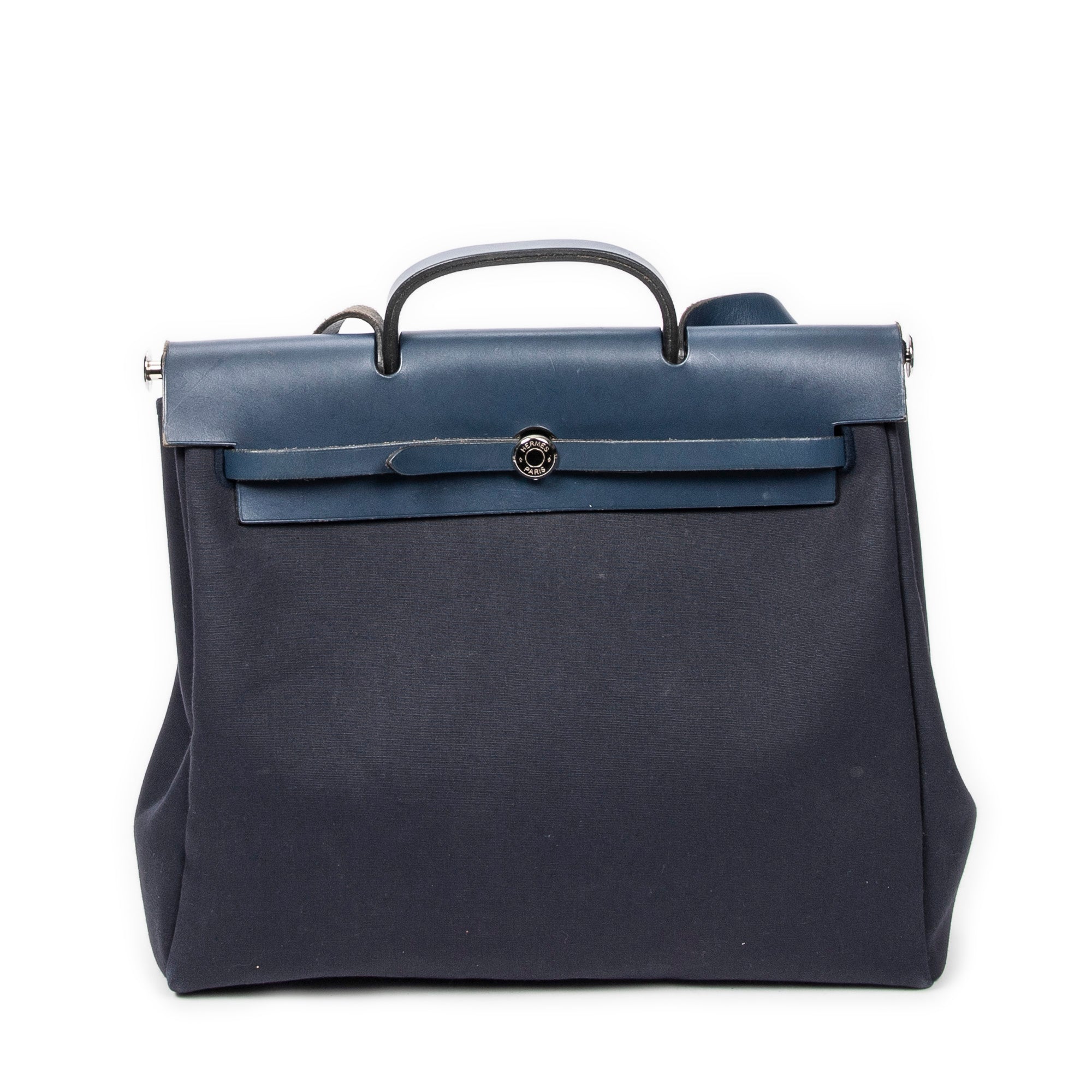 Shoulder Bag Herbag 2 in 1 GM Navy Toile Officier Canvas