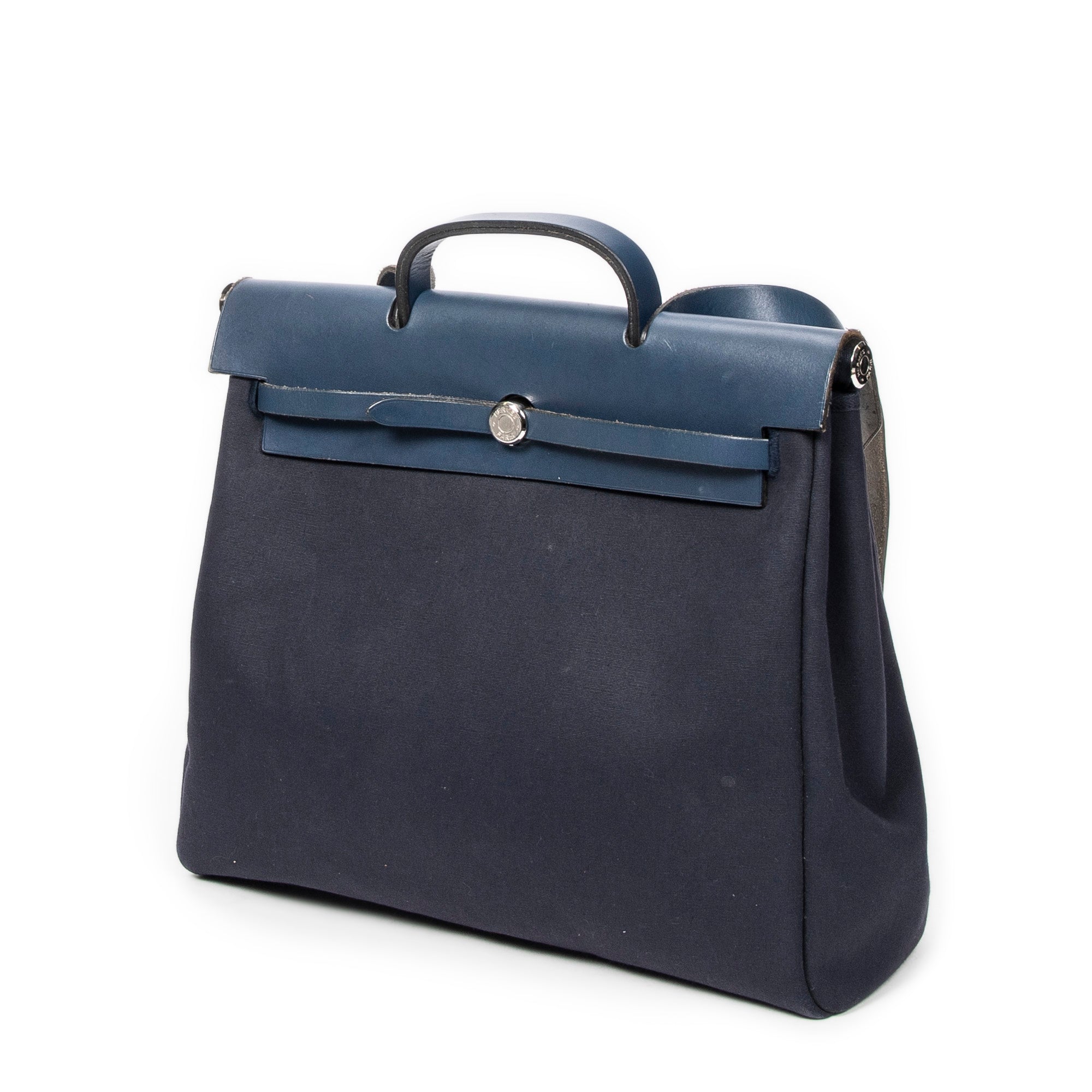 Shoulder Bag Herbag 2 in 1 GM Navy Toile Officier Canvas