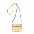 Bandolera Ed. Ltda. Rara Mini Triomphe Lentejuelas Doradas de Lona